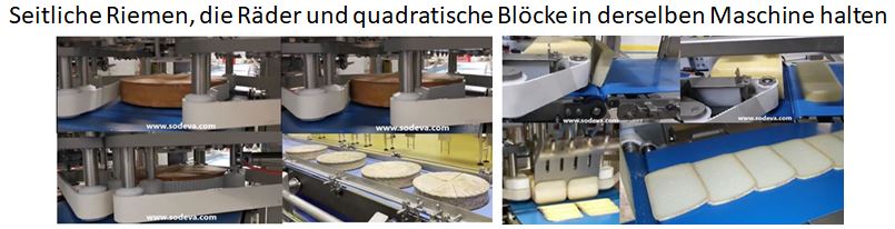 Festgewicht-Schneidemaschinen für Käse