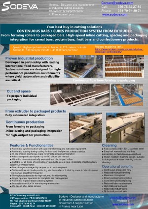 Continuous bar production, coating and packaging