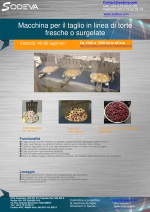 Affettatrice per crostate – 1500/h