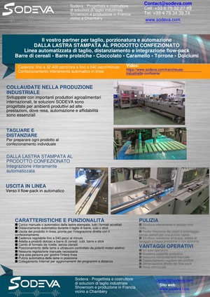 Linea automatizzata dalla lastra stampata al confezionamento