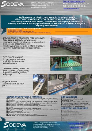 Zautomatyzowana linia od odlewanej płyty do pakowania
