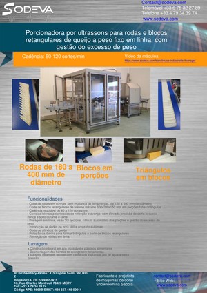 Corte de barras e rodas em linha a peso fixo